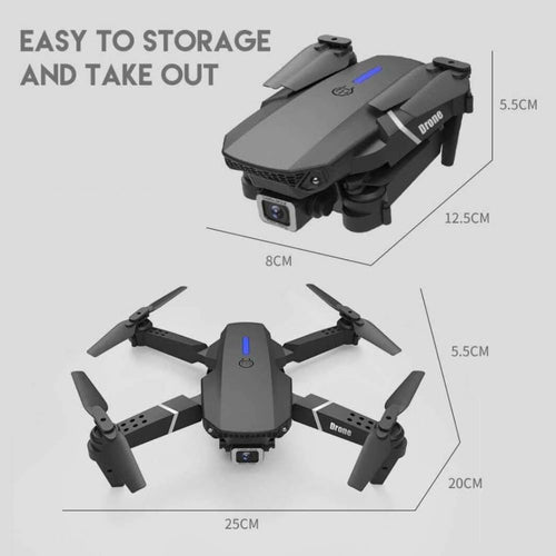 4K FULL HD DRONE DUAL CAMERA WITH REMOTE CONTROL                                                           (Free COD) (1-Year Warranty) (100% Customer Satisfaction 😍) Imported From Dubai